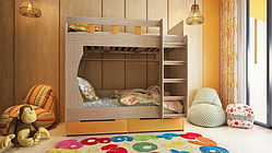 Ліжко двоярусне дитяче "Марлі"