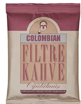 МЕЛЕНА ТУРЕЦЬКА КАВА KURUKAHVECI MEHMET EFENDI COLOMBIAN 80 ГР