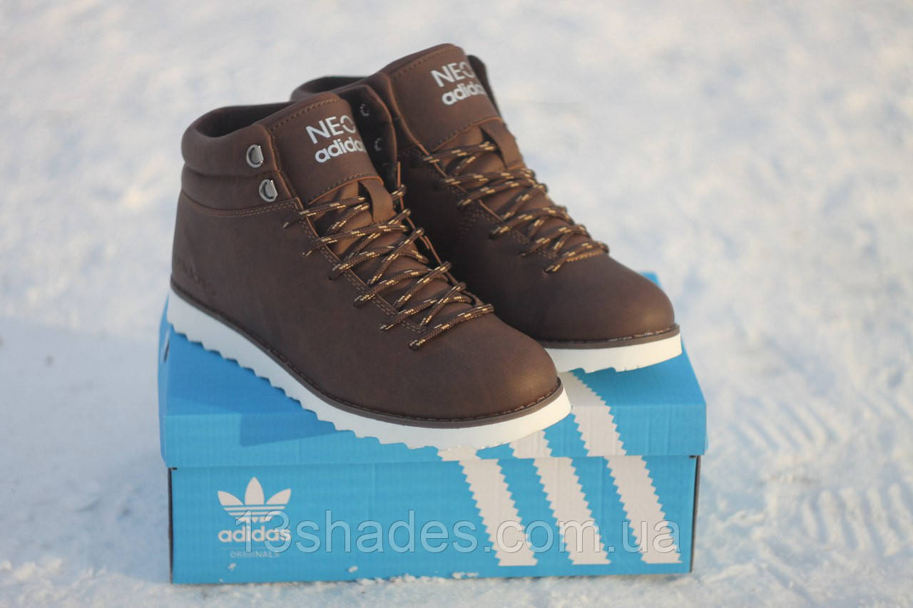 Черевики зимові чоловічі Adidas Neo , Київ (коричневий), фото 1