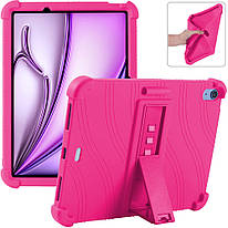 Силіконовий чохол з підставкою для Apple iPad Air 11 2025/2024 (M3/M2) Hotpink