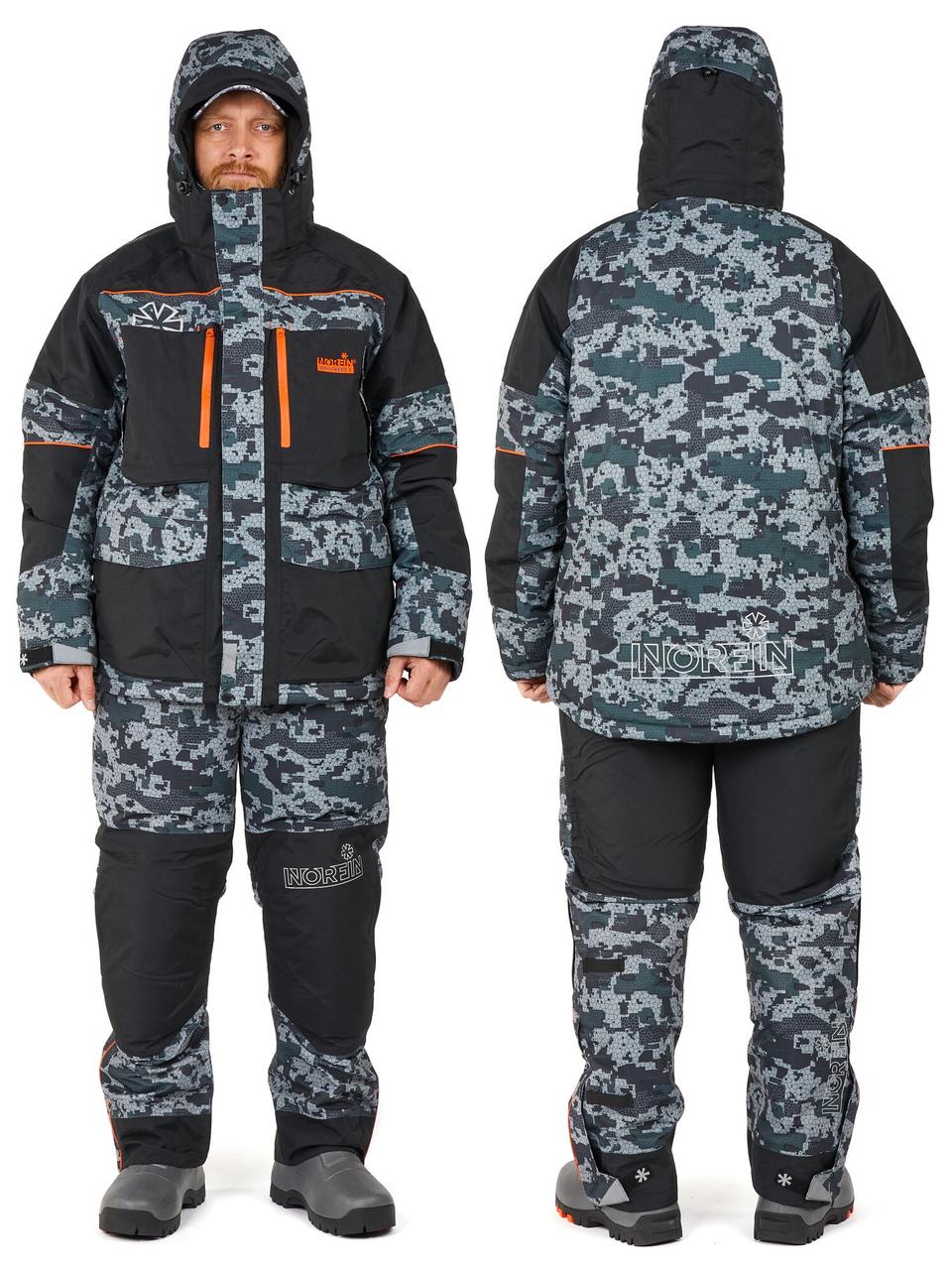 Зимовий риболовний костюм Norfin Discovery 3 Camo, 3XL (64-66)