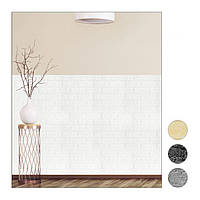 Самоклеючі стінові панелі в комплекті Білий, в упаковці 20 шт