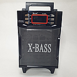 Портативна колонка Golon з мікрофоном та коліщатками для пересування Bluetooth RX-2900, фото 3