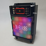 Портативна колонка Golon з мікрофоном та коліщатками для пересування Bluetooth RX-2900, фото 9