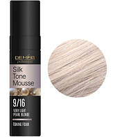 Тонуюча пінка DeMira Professional SilkTone Mousse 9/16 Дуже світлий блонд перлинний 120 мл