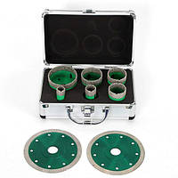 6 шт Алмазне свердло Алмазне свердло M14 по плитці Набір свердел по керамограніту Комплект свердла для отворів