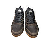 Шкіряні кросівки Adidas (272 коричнева) чоловічі спортивні кросівки шкіряні чоловічі, фото 3