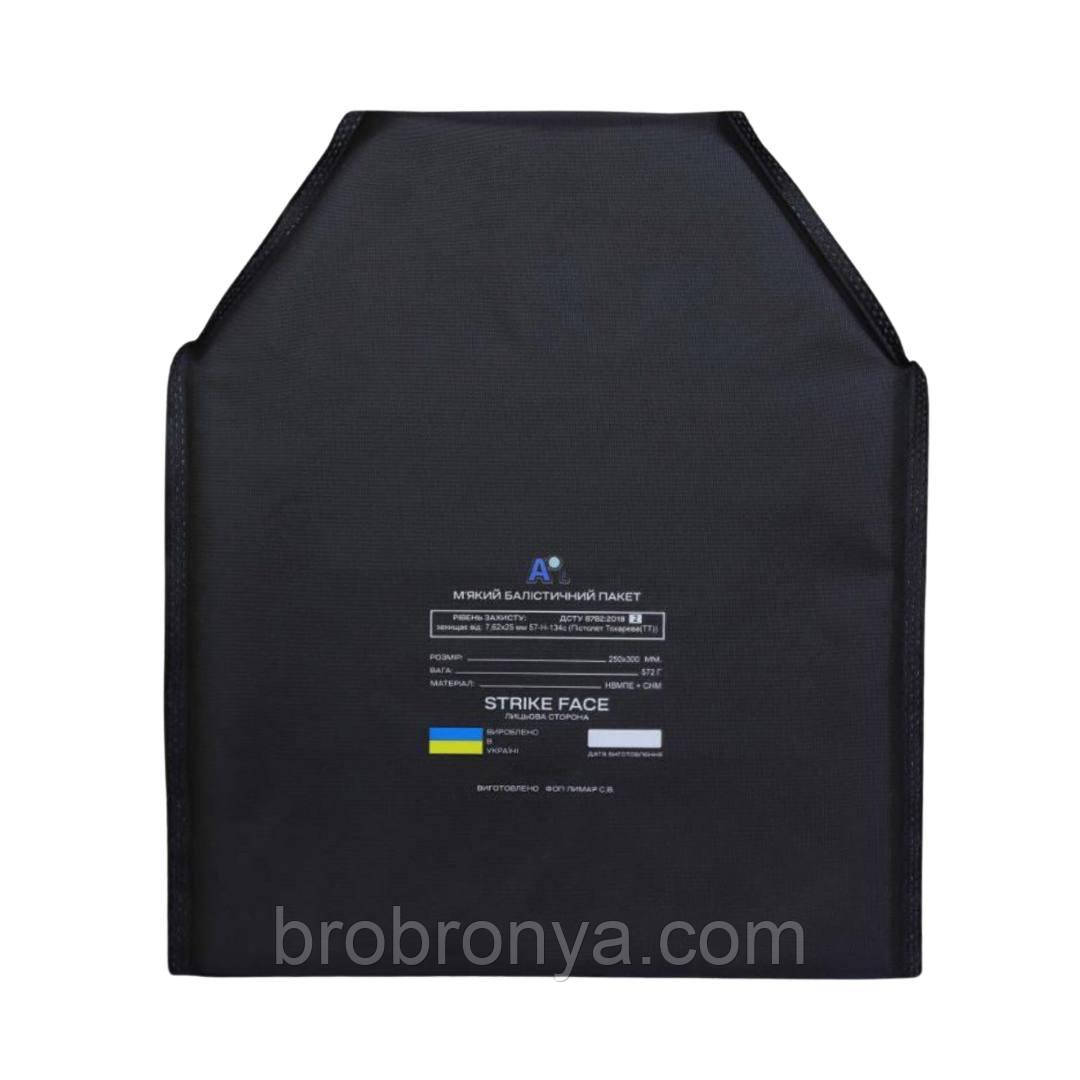 Балістичний пакет 2 шт 2 класу під плити UHMWPE 300x250 мм
