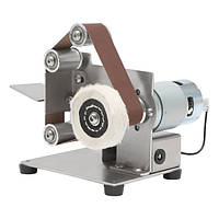 CNCEST Міні стрічкова шліфувальна машина з 10 шліфувальними стрічками 150 Вт Макс10000 об/хв DIY полірувальна