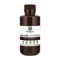 Смола для 3D-принтерів - PrimaCreator Value Flex UV Resin 500 мл - чорна
