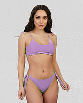 Купальник раздельный с двумя плавками Samegame 9656 Иванна сиреневый (В НАЛИЧИИ ТОЛЬКО 44 46 48 50 52 УКР, фото 4