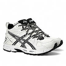 Жіночі зимові високі кросівки Asics Gel-Kahana 8 на хутрі білі, фото 5