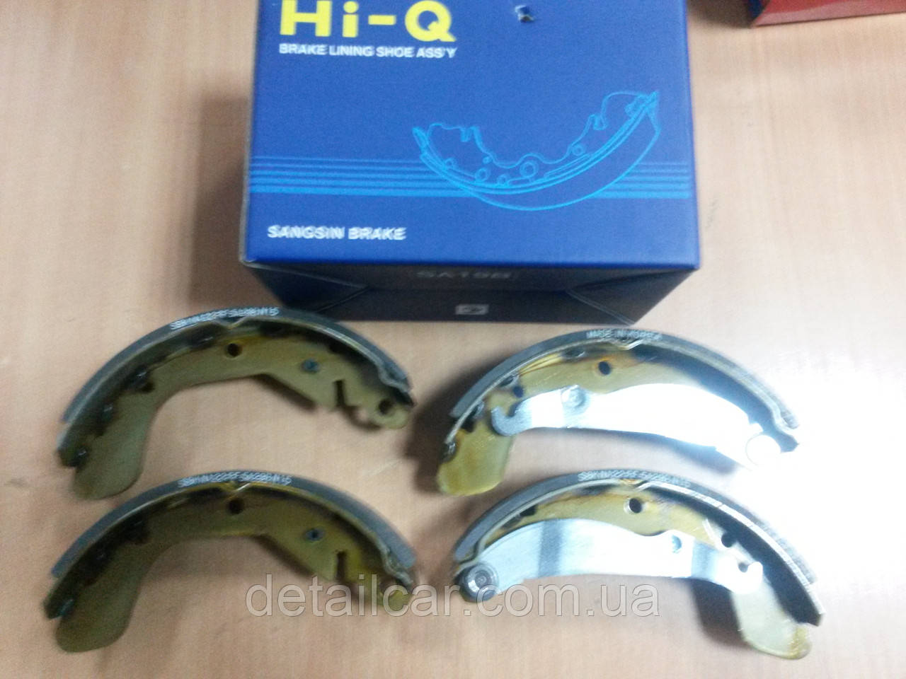 Колодки тормозные задние ДЕО Ланос, Сенс, Нексия (4шт.) SA055-NEW "Hi-Q ...