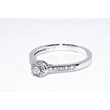 Каблучка. Натуральний діамант. Золото 10К(417)., фото 8