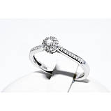 Каблучка. Натуральний діамант. Золото 10К(417)., фото 5