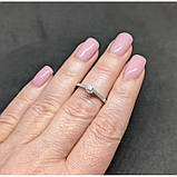 Каблучка. Натуральний діамант. Золото 10К(417)., фото 7