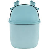 Настільний контейнер для сміття Kite K24-009-4, блакитний, 16х21 см, фото 4