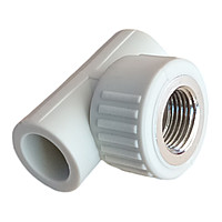 PPR Трійник 25*3/4*25 з внутрішньою різзю