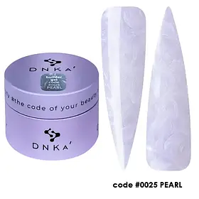 Моделюючий гель для нігтів Dnka Builder Gel №0025 Pearl, 30 мл