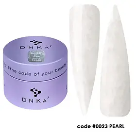 Моделюючий гель для нігтів Dnka Builder Gel №0023 Pearl, 30 мл
