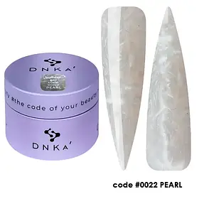Моделюючий гель для нігтів Dnka Builder Gel №0022 Pearl, 30 мл