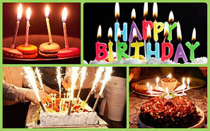 Свічки святкові