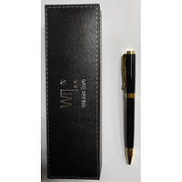 Ручка Wilhelm Buro WB123 кулькова, поворотка, металева (чорний шкірозамінник. футляр)