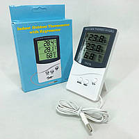 Термометр гігрометр TA 318 з виносним датчиком температури, Домашній гігрометр кімнатний 4482394