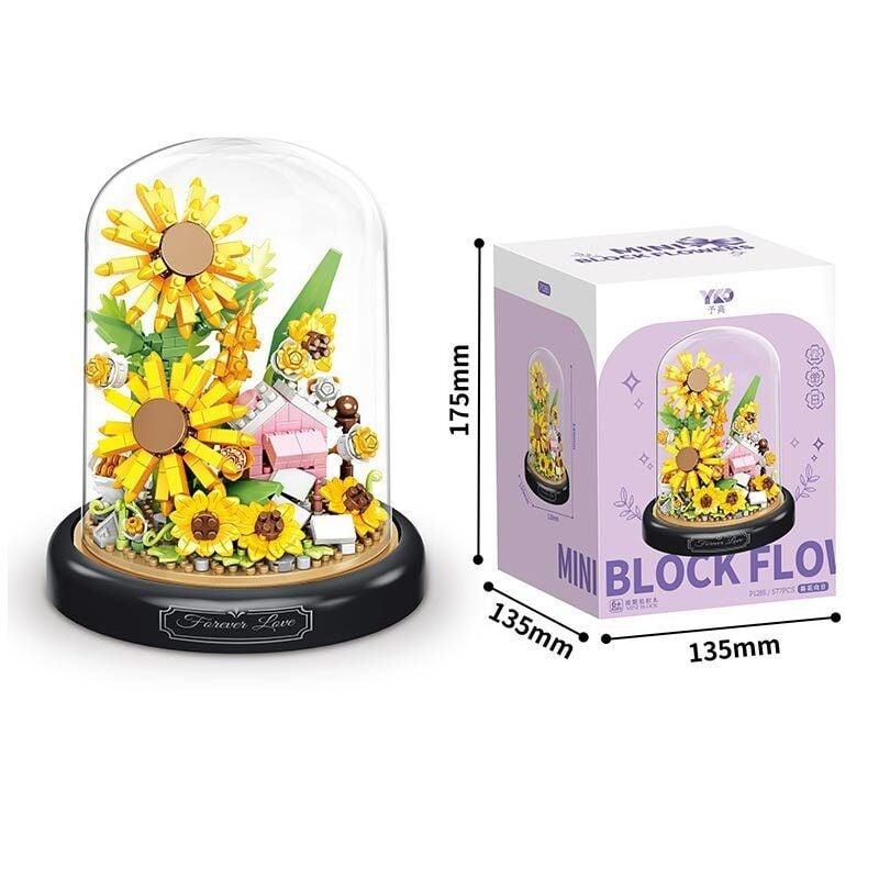 Конструктор P 1285 (48) 577 деталей, колба, основа для конструктора, підставка, в коробці