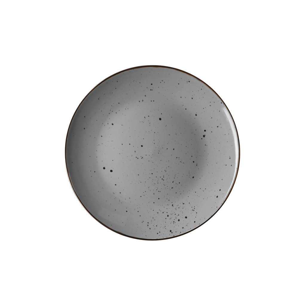 Тарілка Ardesto Bagheria Dinner 26 см Grey (AR2926GREY)
