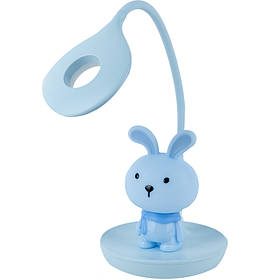 Настільна лампа Kite LED з акумулятором Bunny 492-1-3, блакитний