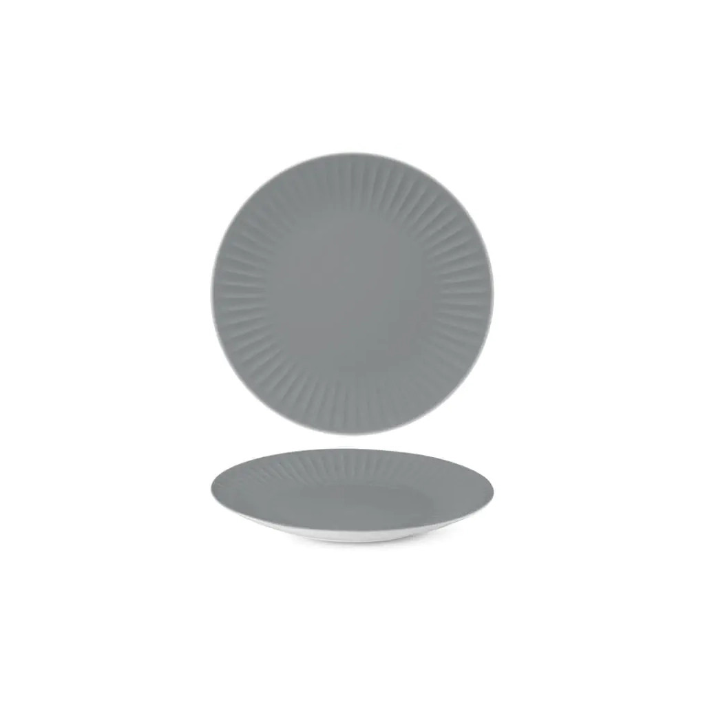 Тарілка G.Benedikt Ribby Color Gravel Grey 27 см (RIB2127-X9243)