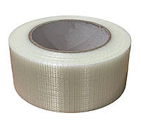 Скотч армований скловолокном прозорий 48 мм х 50 м, надміцний