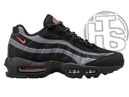 Чоловічі кросівки Найк Nike Air Max 95 Black Grey Safety Orange DX2657-001, фото 1
