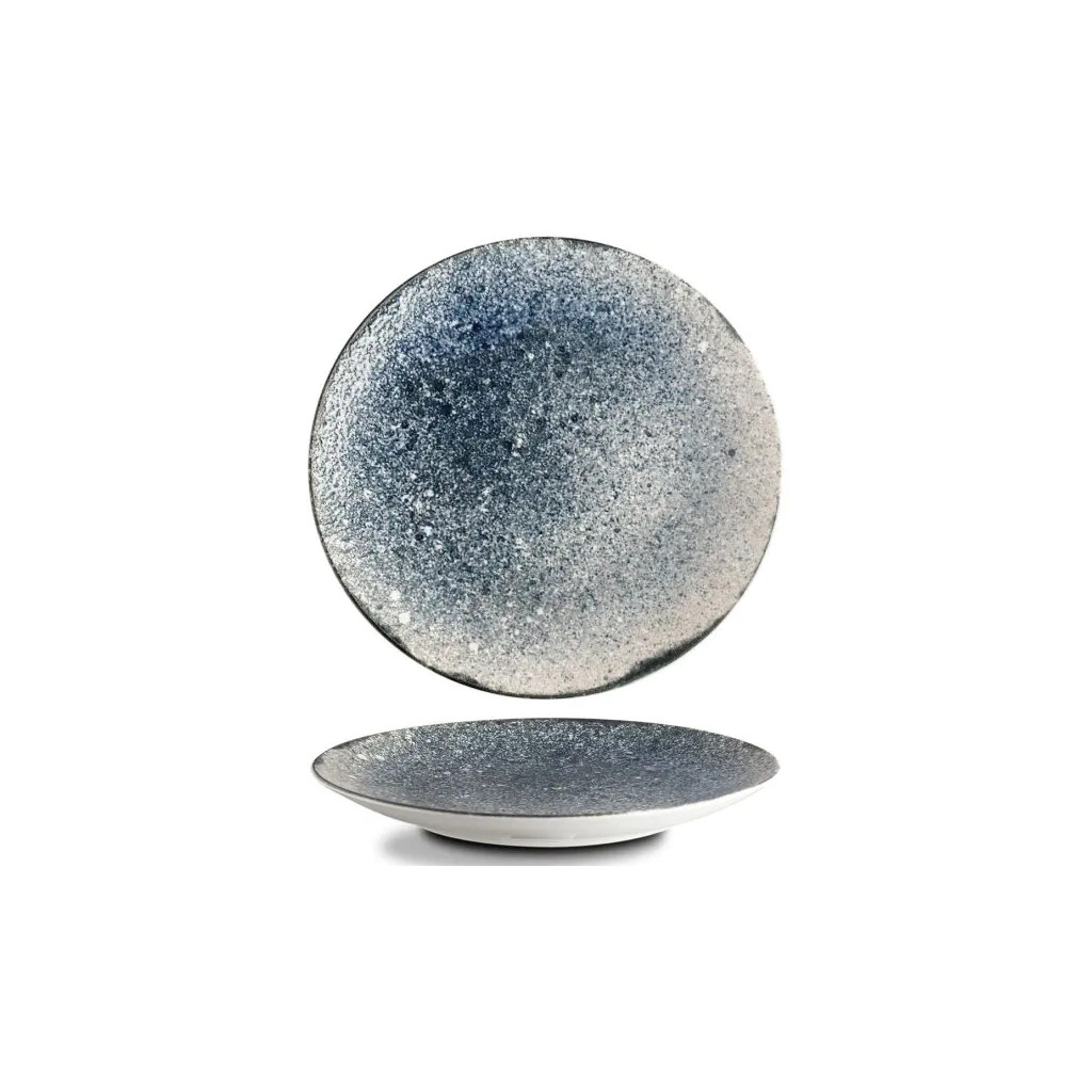 Тарілка G.Benedikt Isabelle Rustic кругла 27 см Navy Blue (ISC2127-K0021)