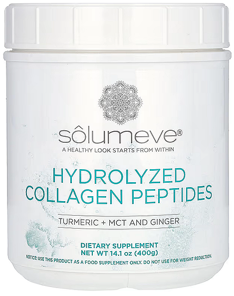 Solumeve Колаген з Куркумою, МСТ та Імбиром 400 г (Шкіра, Кістки, Суглоби)