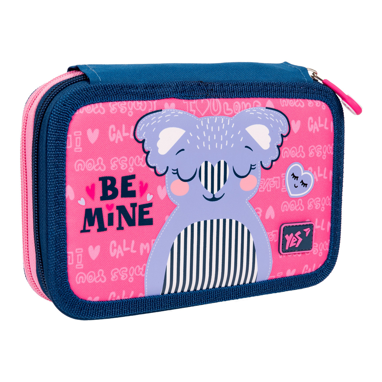 Пенал твердий YES подвійний HP-01 Hi, koala! 13х21х4 см, рожевий (533107), фото 1