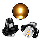 LED маркери ангельських очей BMW E90/E91, янтарне світло, 12V, 12W, 900 LM