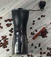 Кавомолка ручна японська HARIO Mini Mill Slim+ MSS-1DTB з керамічними ножами