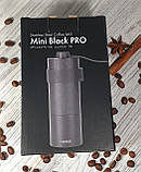 Кавомолка японська Hario Mini Black PRO ручна металеві ножі, фото 3