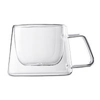 Набір чашок Ardesto BHR 200 мл 2 шт прозорий (AR2620BHR)