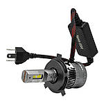 Авто лампи h4 LED 65W Kelvin 6000K 8000LM з обманкою Гарантія, фото 5