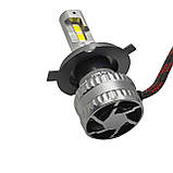 H4 led лампи 65W Kelvin 6000K 8000LM з обманкою Гарантія, фото 3