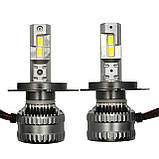 Автомобільні led лампи h4 65W Kelvin 6000K 8000LM з обманкою Гарантія, фото 10