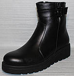 Черевики чорні жіночі зимові великого розміру від виробника модель ШТ24-2021Б-1, фото 2
