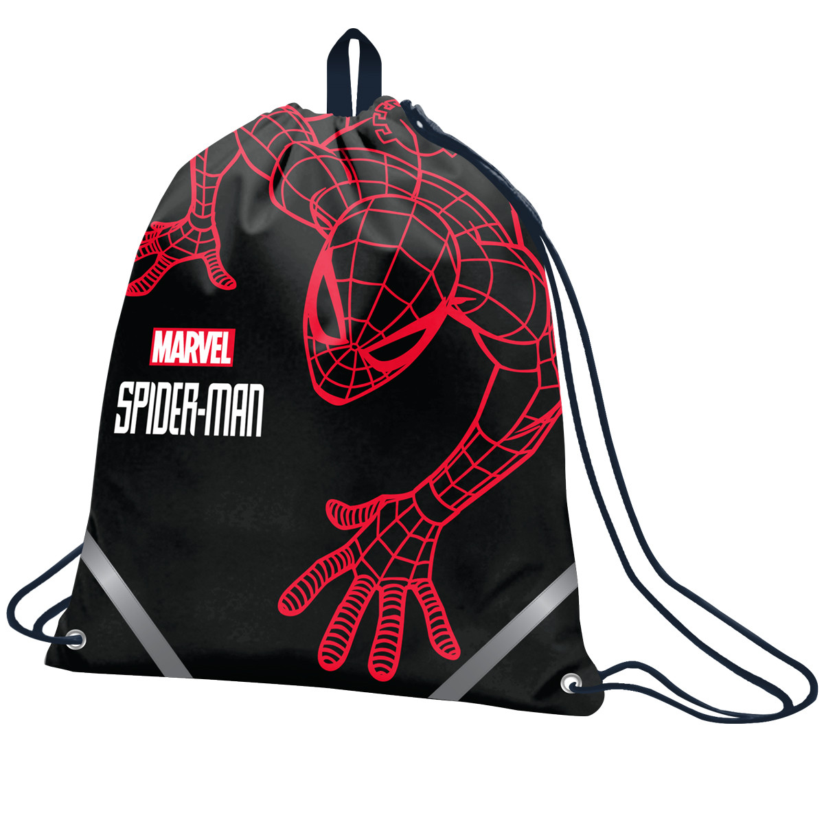 Сумка для змінного взуття Yes Marvel.Spiderman 40 х 35 см чорна (533176), фото 1