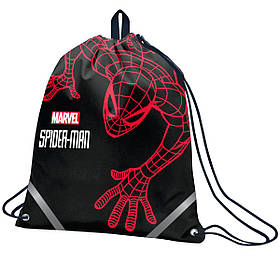 Сумка для змінного взуття Yes Marvel.Spiderman 40 х 35 см чорна (533176)