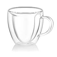 Набір чашок Ardesto BHL 330 мл 2 шт прозорий (AR2633BHL)