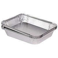 Контейнер для продуктів одноразовий PRO service алюмінієвий прямокутний SP98L 3100 мл 50 шт. (482307