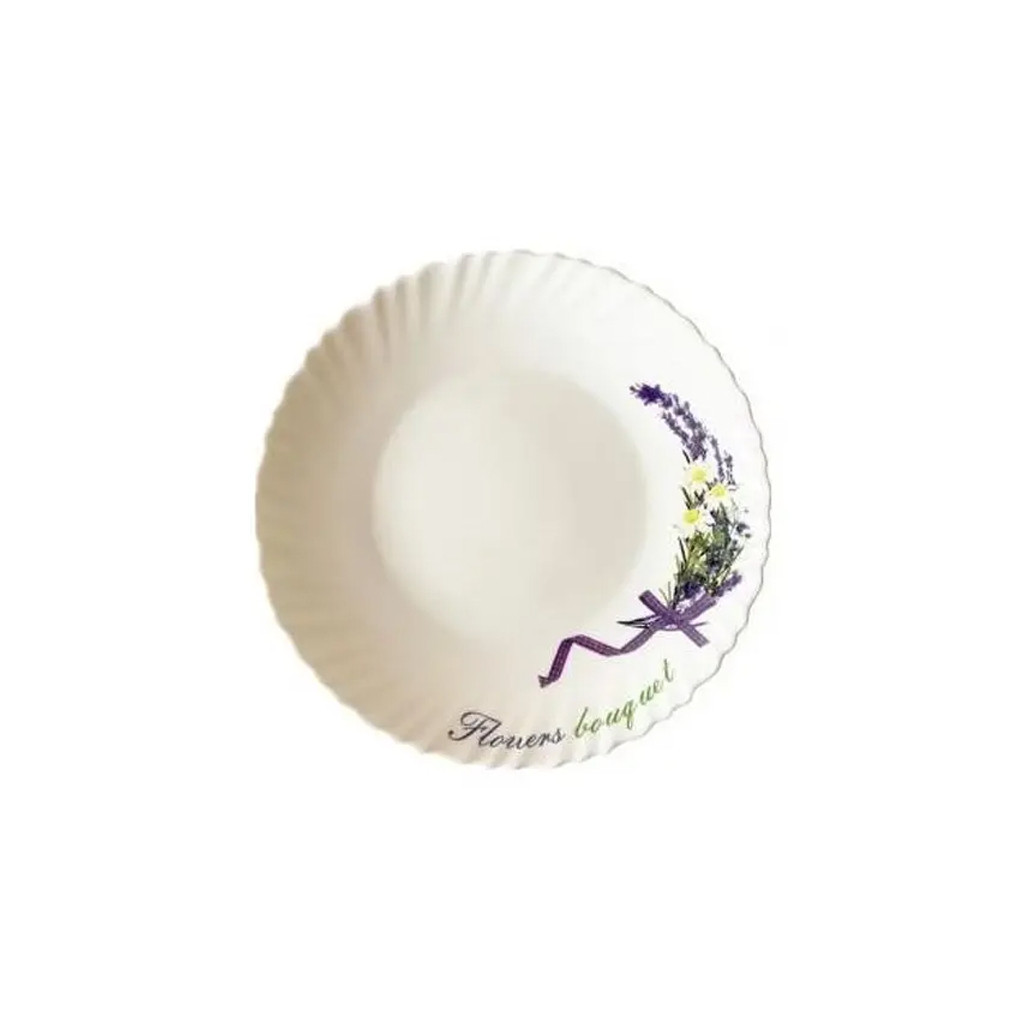 Тарілка Vittora "Квіткова Симфонія" Wave Dessert 19 см (V-190F)